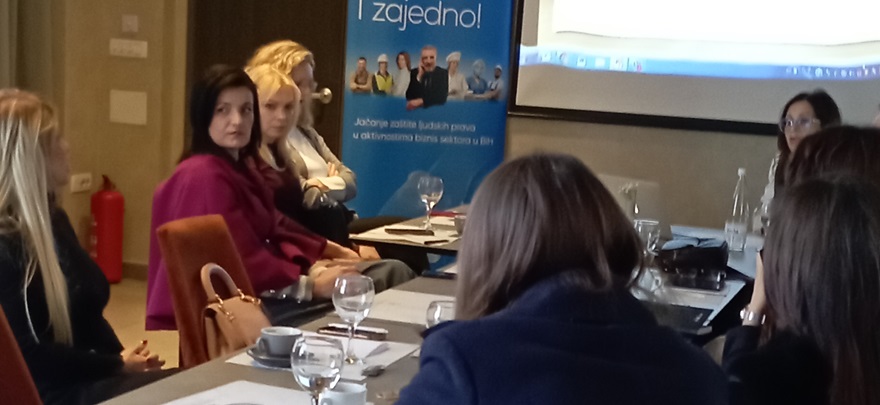Održan trening na temu unapređenja interne komunikacije u okviru projekta “Jačanje zaštite ljudskih prava u aktivnostima biznis sektora u BiH”