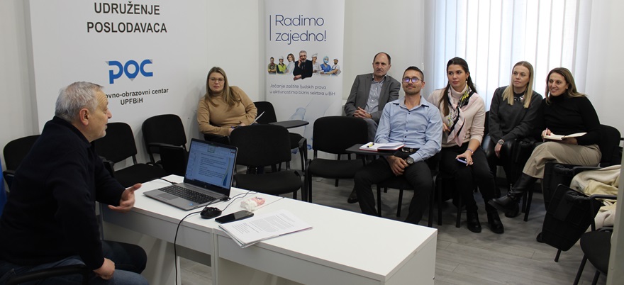 Održan trening "Ljudska prava i poslovanje"